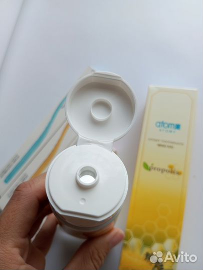 Зубная паста с прополисом. Атоми. Корейская паста