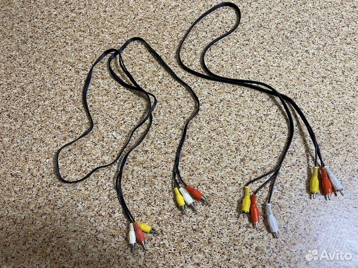 Межблочный кабель 3RCA-3RCA (тюльпан-тюльпан)