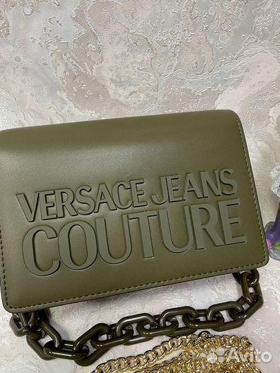 Сумка Versace couture кожаная