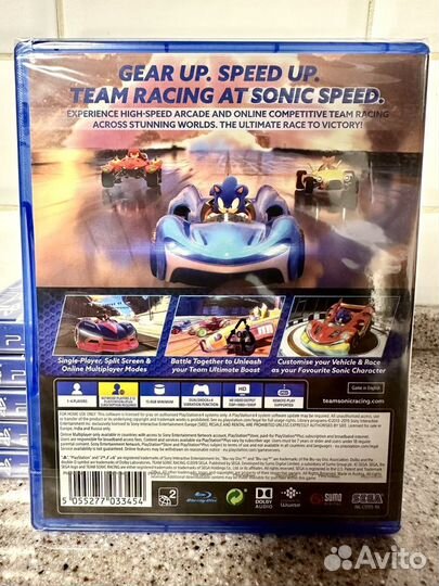 Team Sonic Racing PS4