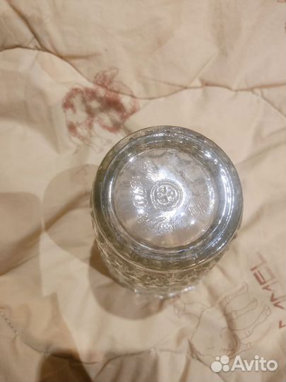 Ваза для цветов СССР стекло