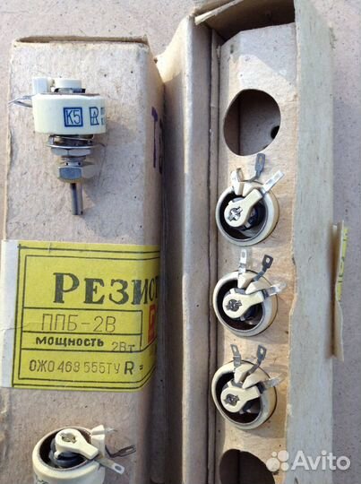 Резисторы ппб - 2в.3а,15,25,50 Вт
