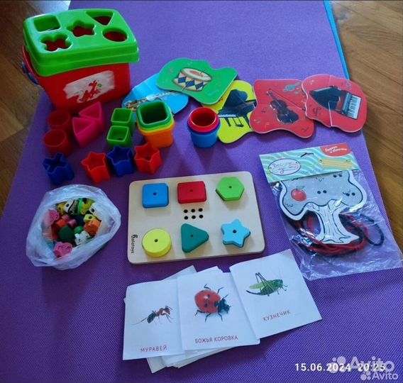 Развивающие игрушки от 0-2 лет пакетом