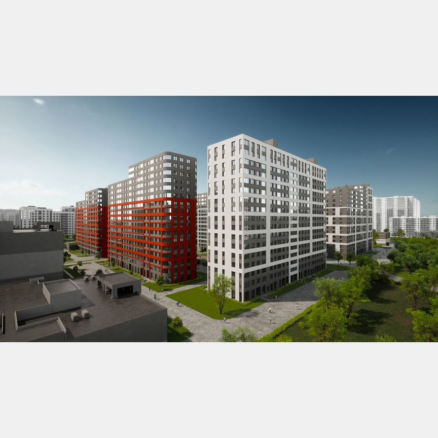 2-к. квартира, 50,3 м², 9/15 эт.