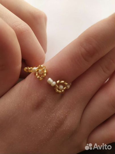 Кольцо из бисера