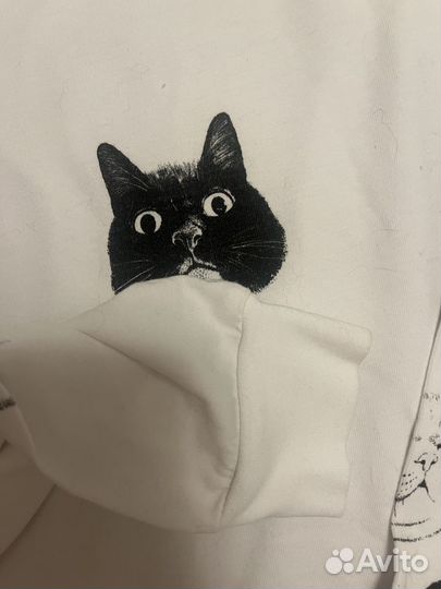 Лонгслив apparel cat face S