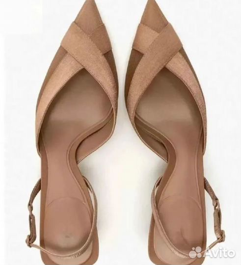 Туфли слингбеки zara
