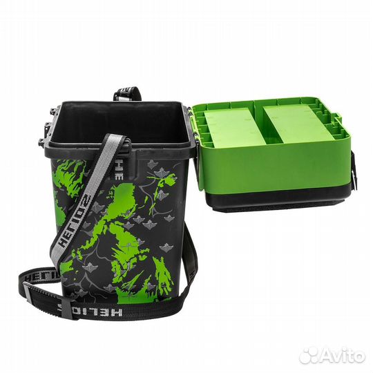 Ящик рыболовный зимний Helios Shark (двухсекционны