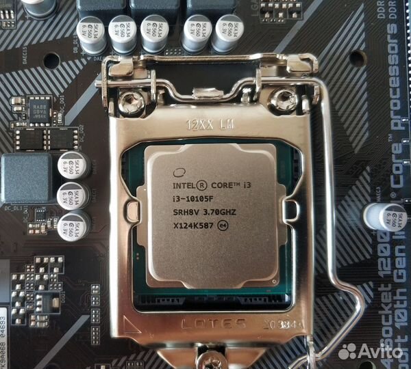 Процессор intel core i3 10105f куплен в марте