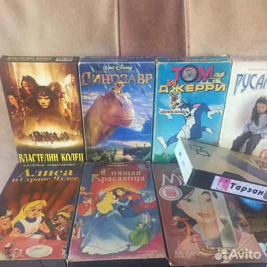 Винтаж: видеокассеты (8 шт) - детские мультфильмы