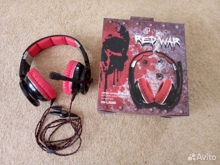 Новые игровые наушники с микрофоном Oklick HSL350G