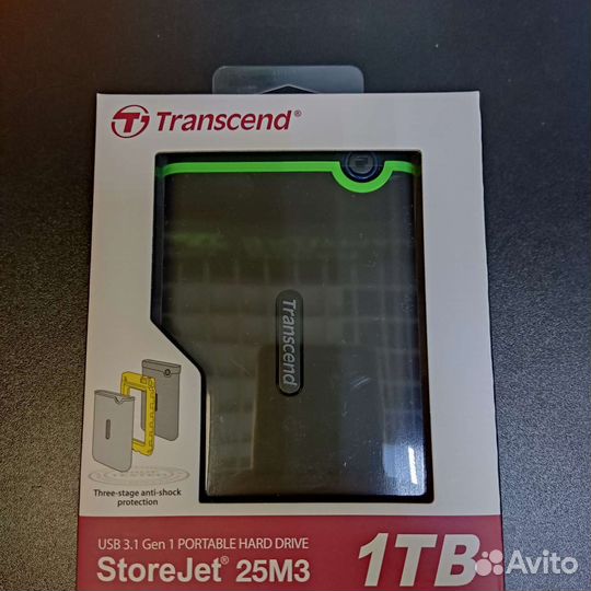 Внешний HDD Transcend 1 TB 25M3S