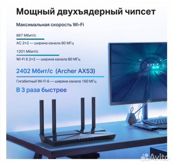 Wi-Fi роутер TP-link Archer AX53