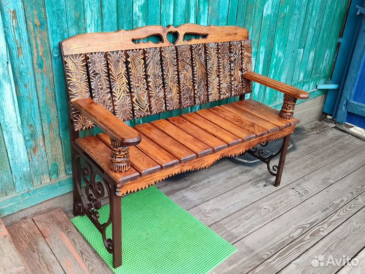 Лавка садовая,скамья,ручная работа