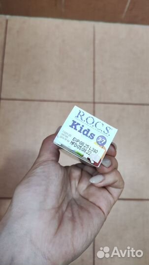 Детская зубная паста rocs рокс 3-7