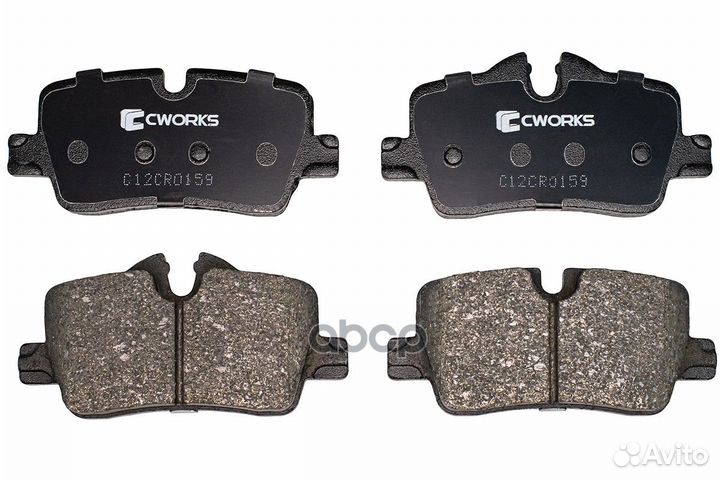 Тормозные колодки задние, Low Metallic C12CR015