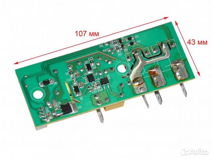 Плата питания гриля redmond RGM-M817D