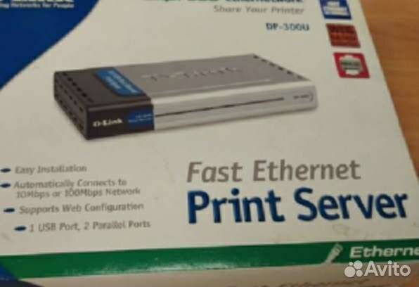 Принт сервер D-link-300u