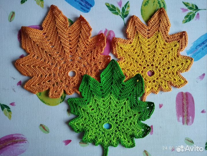 Салфетки вязаные крючком