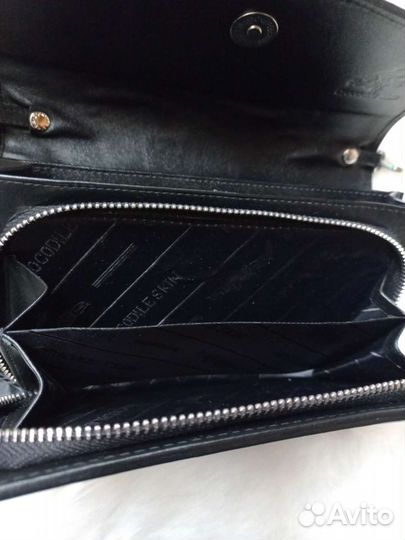 Клатч из нат. кожи крокодила