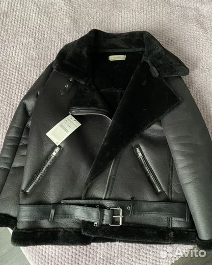 Кожзам куртка косуха демисезон-зима
