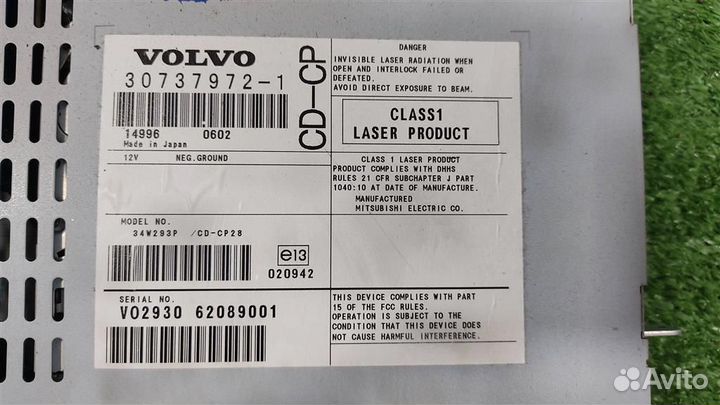 CD чейнджер Volvo XC90 2006