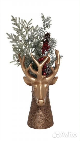 Ваза золотой олень Kuchenland новая в коробке