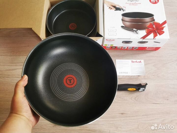 Tefal Ingenio Сотейник + Вок в подарочной коробке