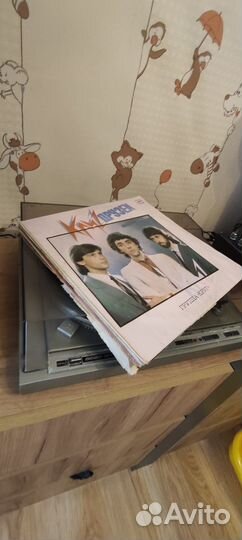 Проигрыватель винила Вега эп 110 + Пластинки