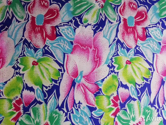 Отрез ткани ситец