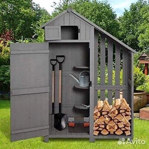 Хозблок сарай дровник шкаф уличный садовая мебель