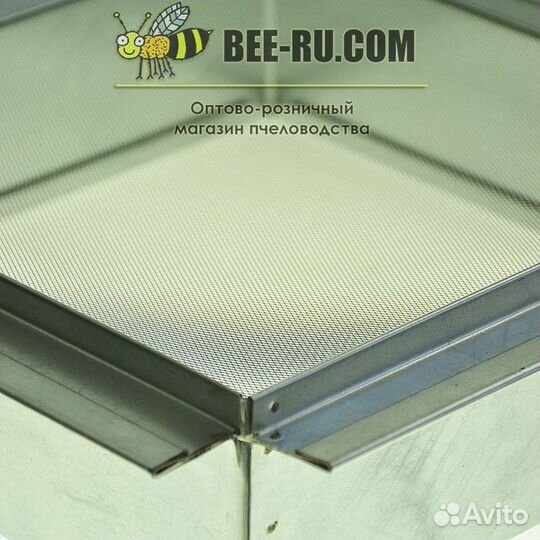 Фильтр для меда на куботейнер (оцинк, ячейка 1.5 м