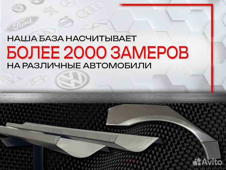 Ремонтные арки на Volvo S60 1 поколение