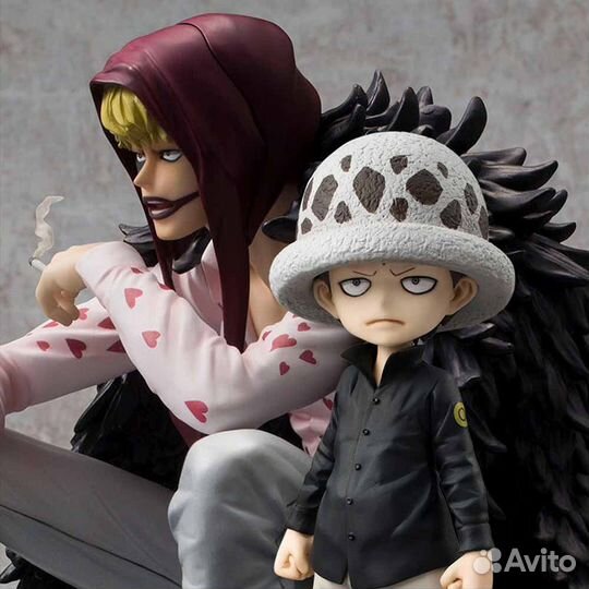 Portrait of Pirates Corazon & Law