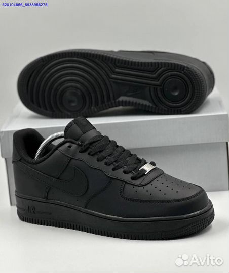 Кроссовки Nike Air Force Low Black (Арт.75183)