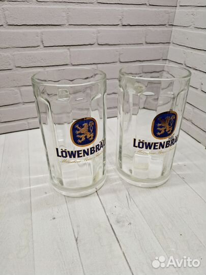 Кружки пивные 0.5л lëwenbräu