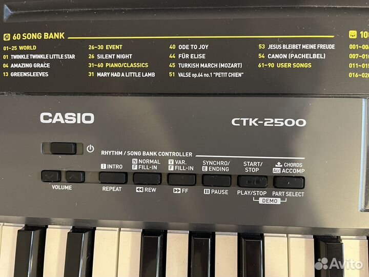 Синтезатор casio