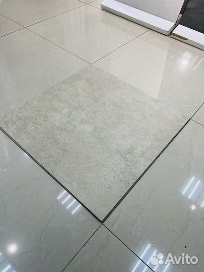 Керамогранит под камень 60x60 Limestone бежевый