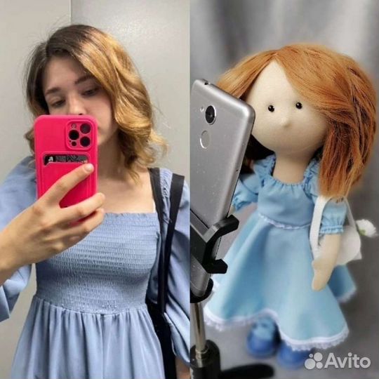 Портретная кукла по фото