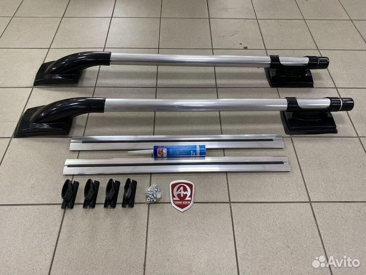 Рейлинги крыши с трубами Shark Mitsubishi L200