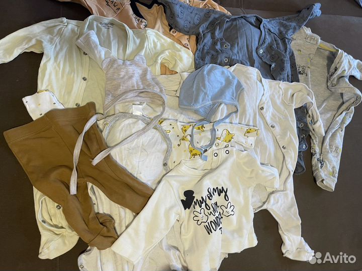 Вещи пакетом для мальчика 0-3мес