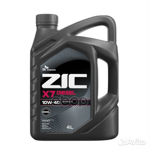 ZIC X7 diesel 10W-40 A3/B4 CI4 Масло моторное с