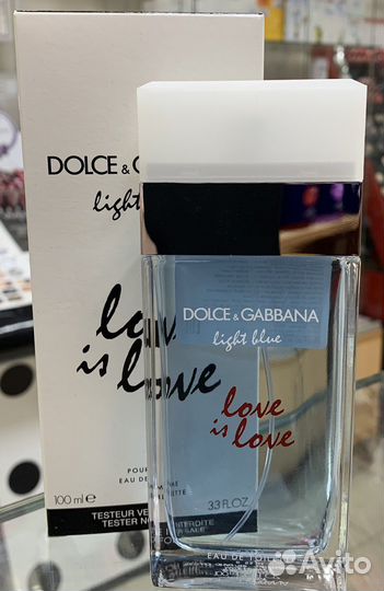 D&G Light Blue Love is love туалетная вода