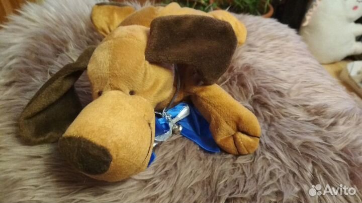 Игрушка мягкая Собака 2 шт