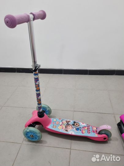 Самокат трехколесный Маша и Медведь