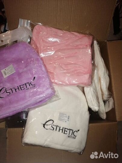 Фирменное полотенце для волос от Esthetic House