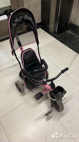 Велосипед с родительской ручкой