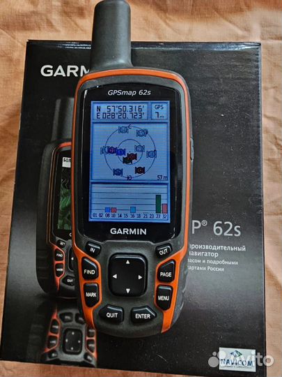 Навигатор Garmin GpsMap 62 s
