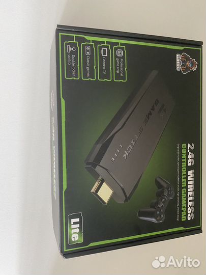 Игровая консоль game stick 4k, 15 000 игр