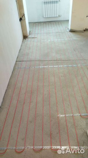 Монтаж электрического теплого пола